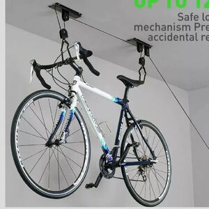 Harbor Freight Tools Garage Ceiling Mount Bicycle Lift Hoist Storage System